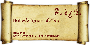 Hutvágner Éva névjegykártya