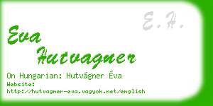 eva hutvagner business card